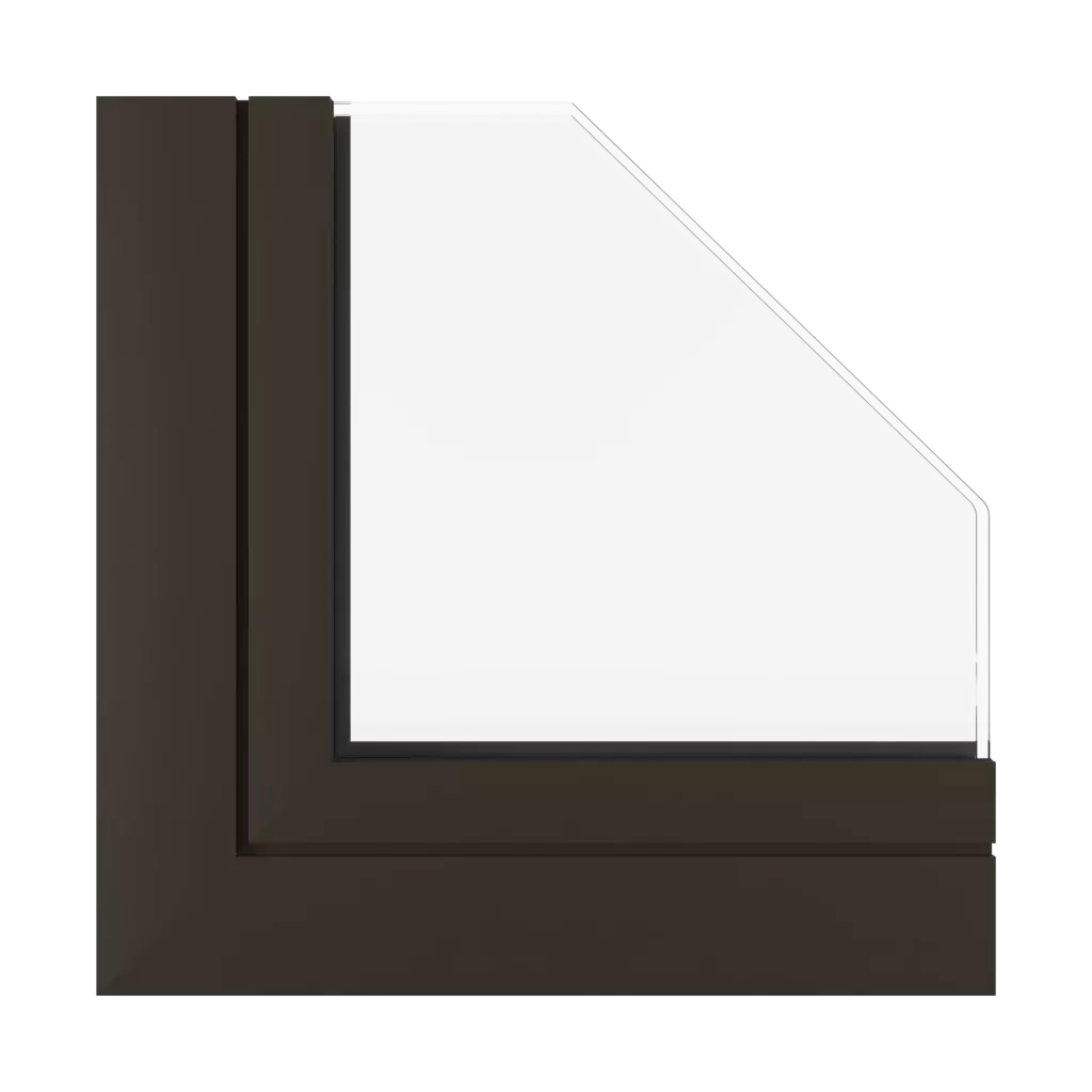 Brun foncé SK fenetres profils-de-fenetre aluprof mb-skyline