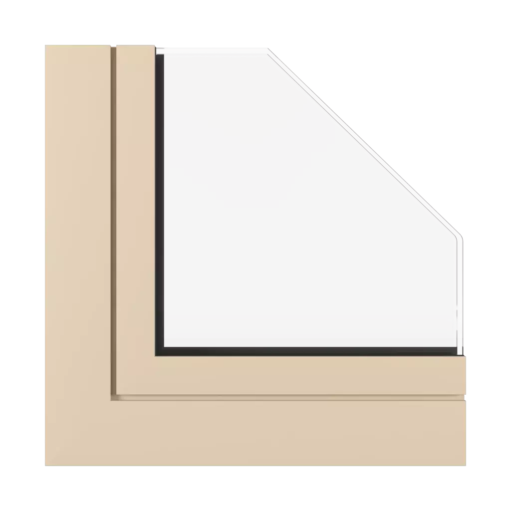 Beige SK fenetres profils-de-fenetre aluprof mb-118ei