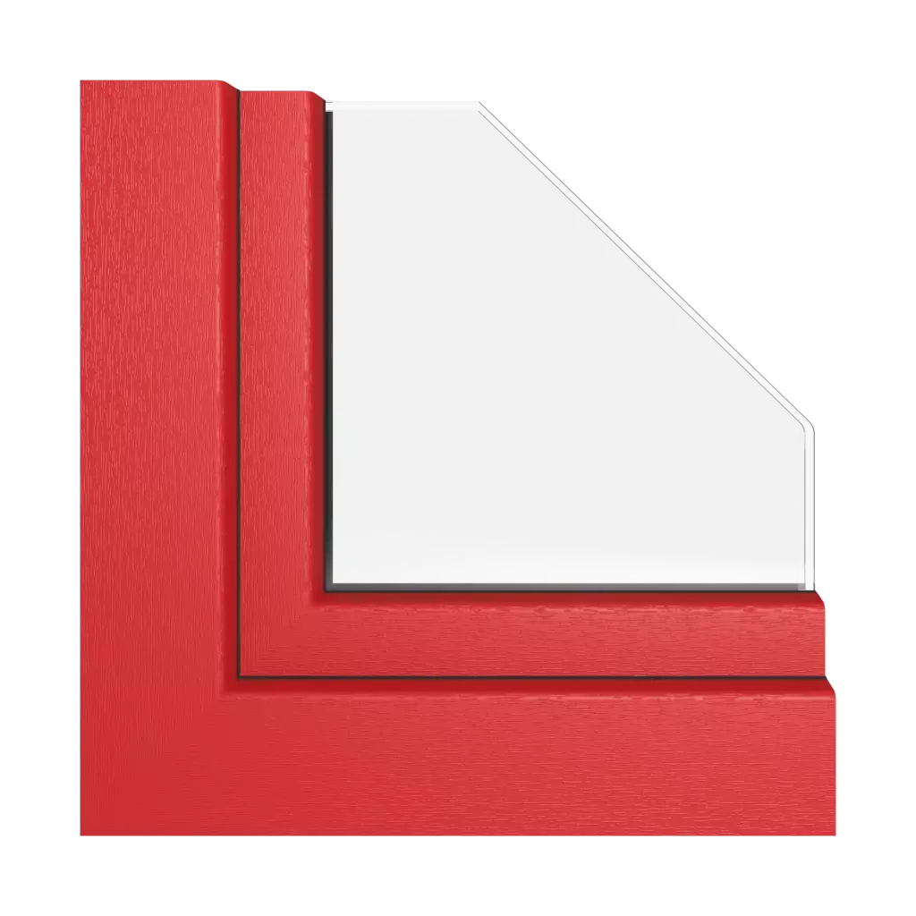 Rouge fenetres profils-de-fenetre rehau synego