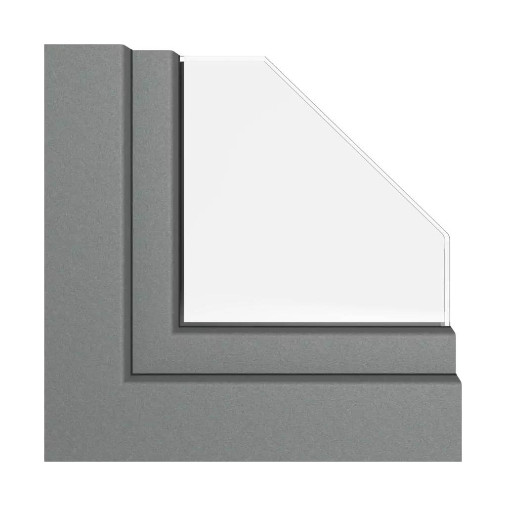 Gris basalte mat fenetres profils-de-fenetre rehau synego