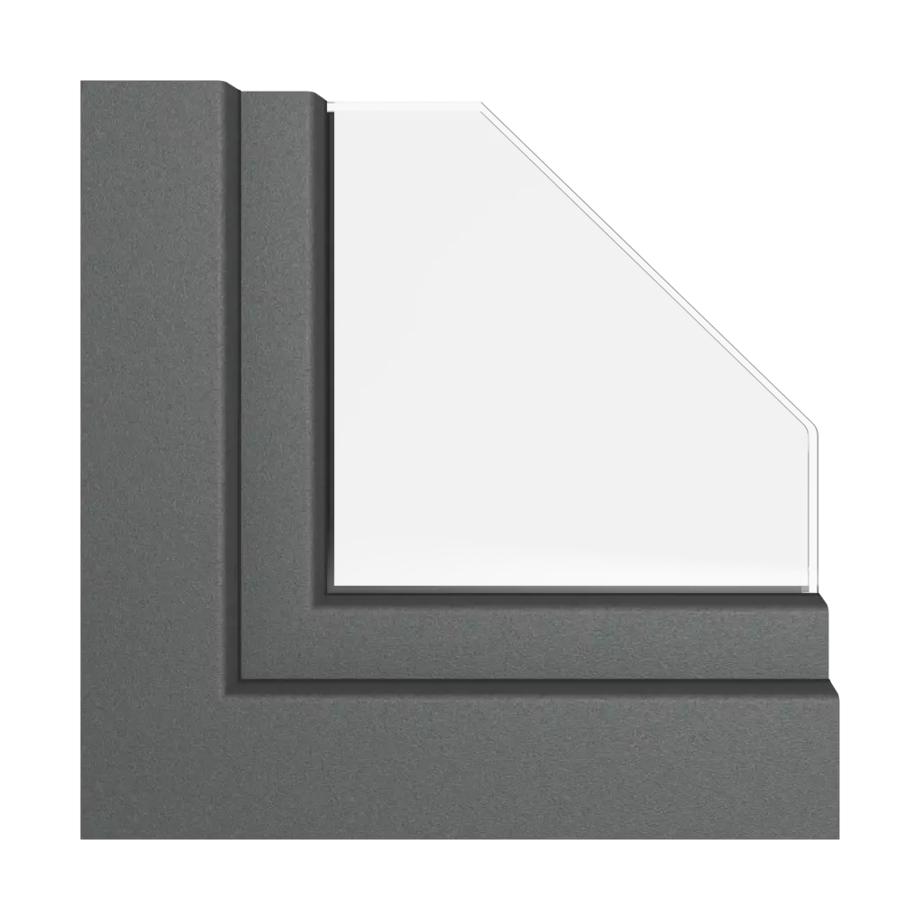 Anthracite mat fenetres profils-de-fenetre rehau synego