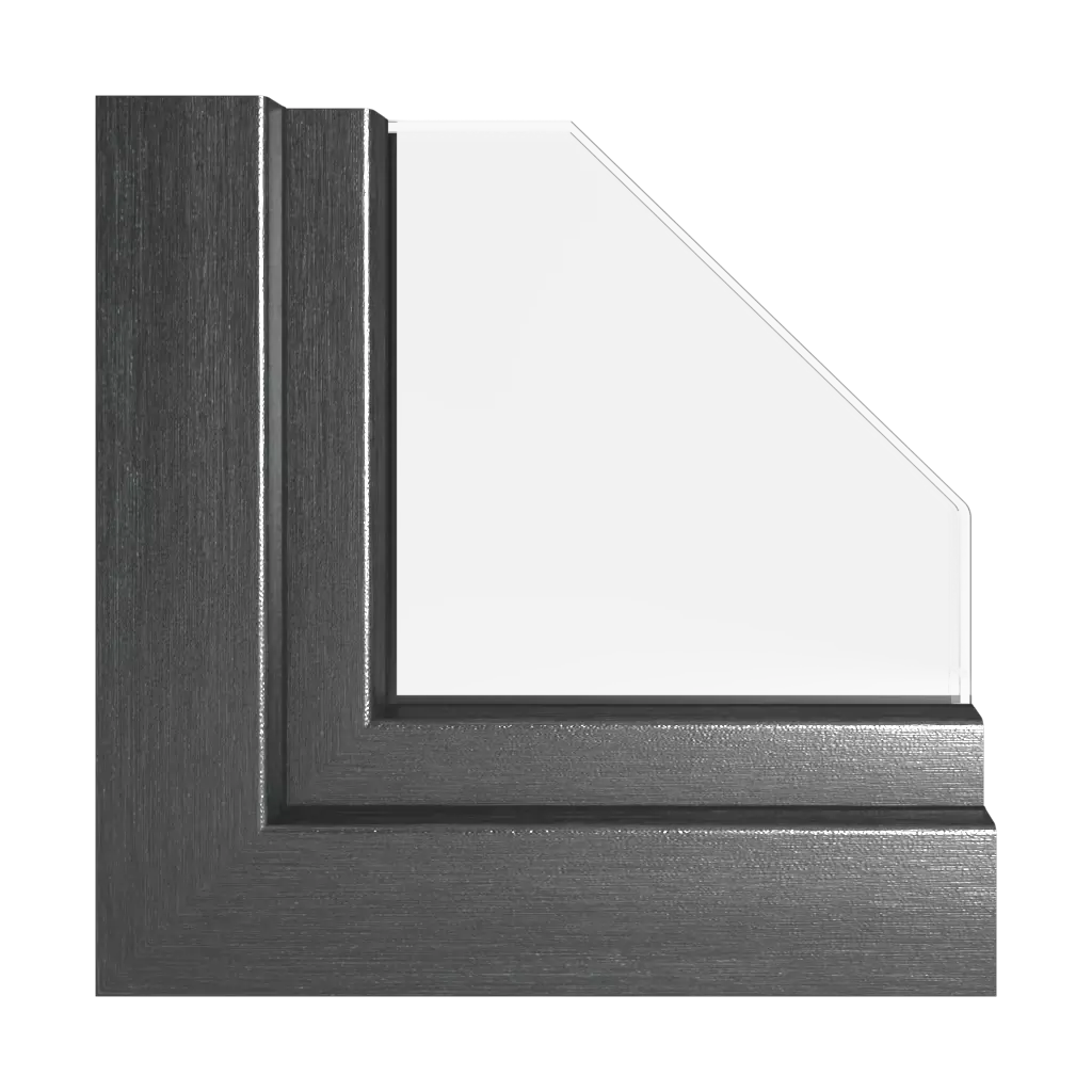 Anthracite métallisé brossé fenetres profils-de-fenetre rehau synego