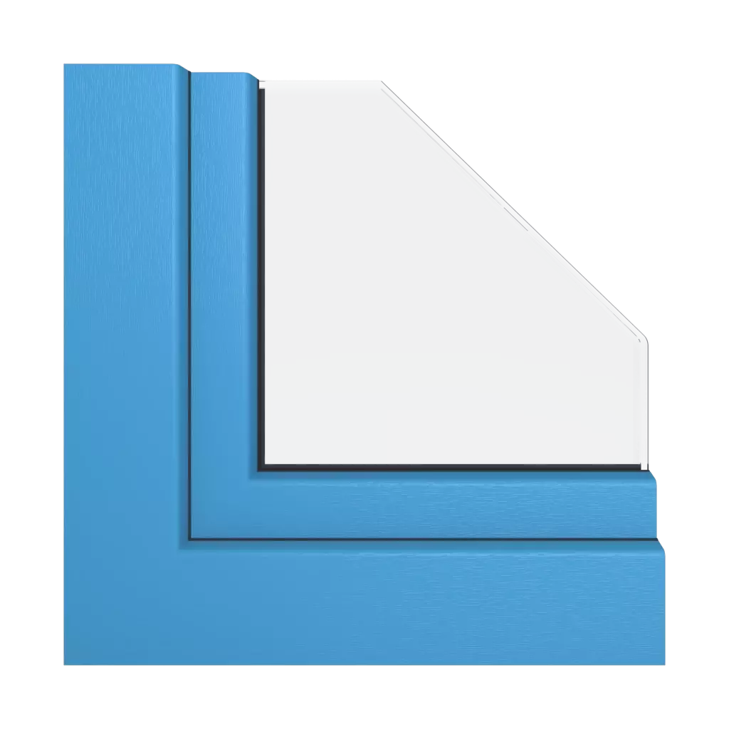 Bleu brillant fenetres profils-de-fenetre aluplast ideal-4000-85mm
