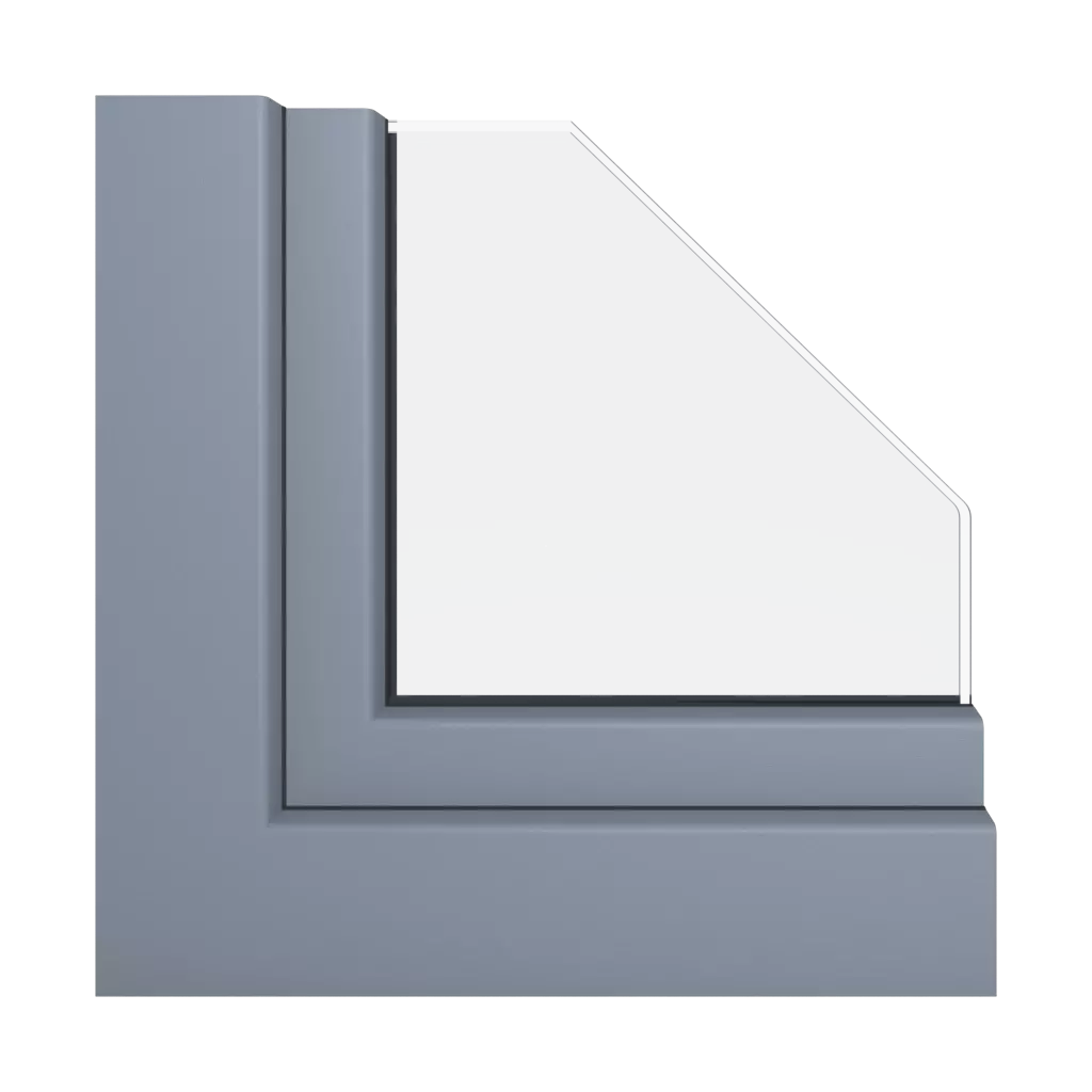 Gris argenté lisse fenetres profils-de-fenetre schuco livingslide