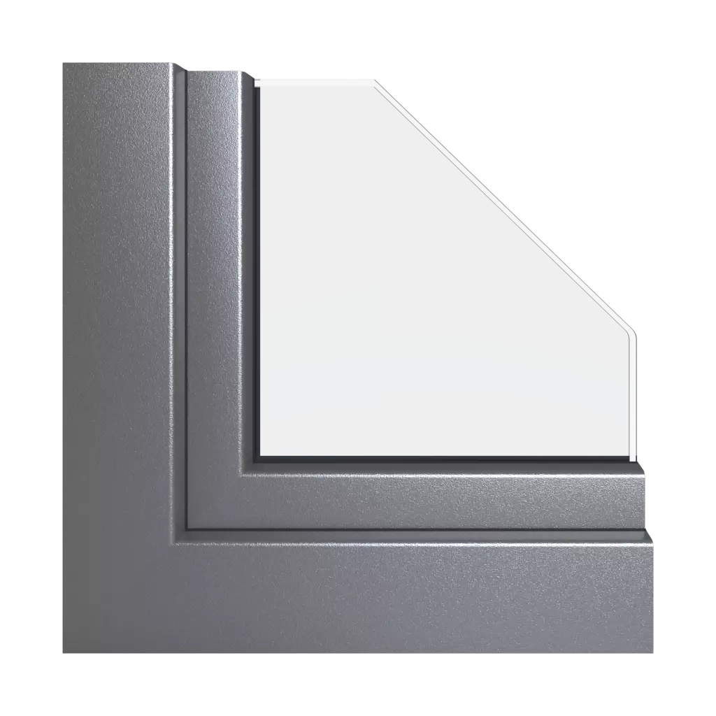 Aluminium gris Alux fenetres profils-de-fenetre schuco living-as