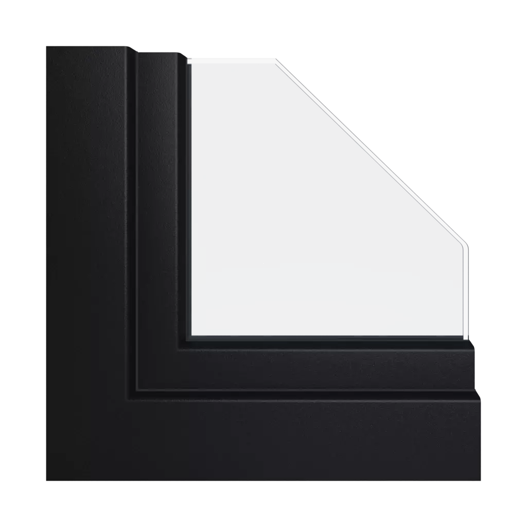 Noir ultra-mat fenetres profils-de-fenetre schuco livingslide