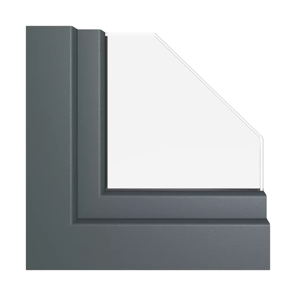 Gris anthracite lisse fenetres profils-de-fenetre kommerling systeme-88-md