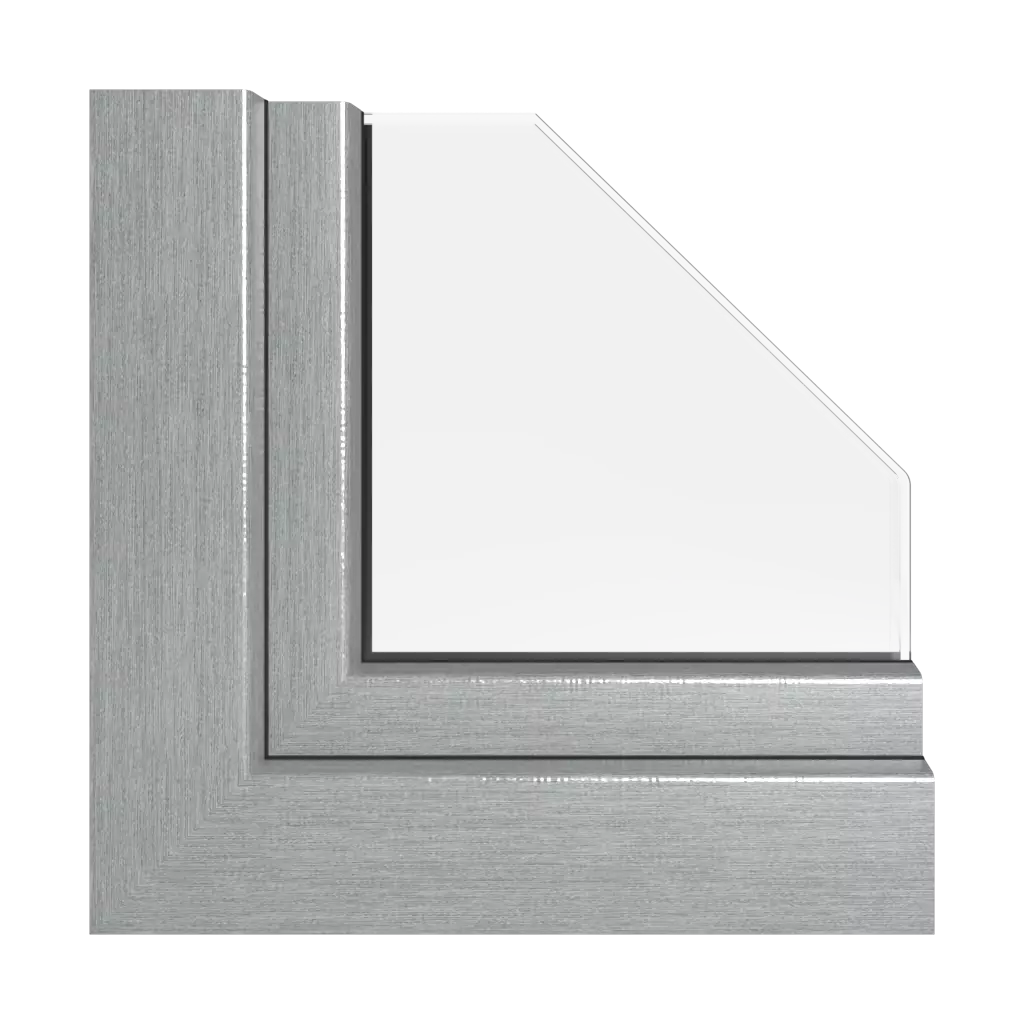 Metbrush argent fenetres profils-de-fenetre kommerling systeme-88-md