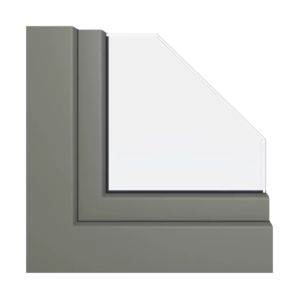 Quartz lisse gris fenetres profils-de-fenetre gealan s9000