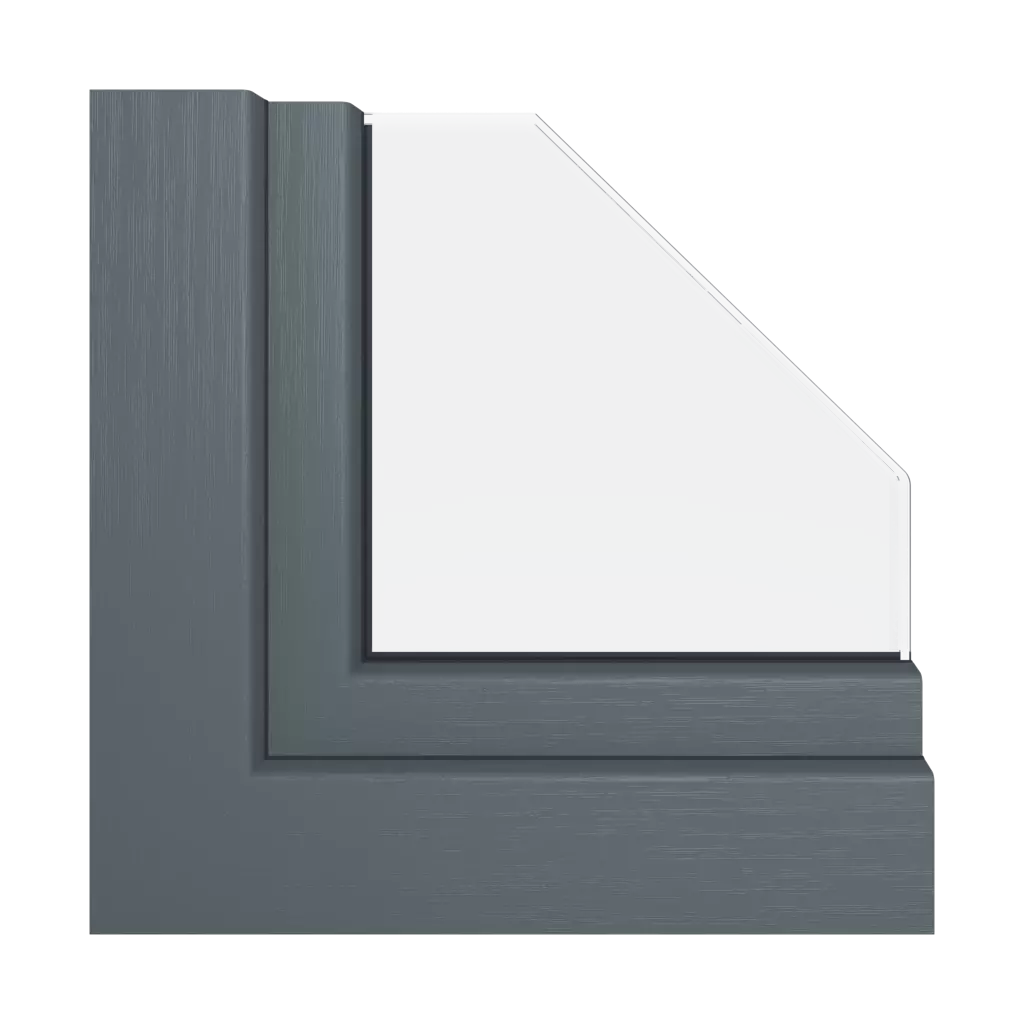 Bois véritable RAL 7016 Anthracite fenetres profils-de-fenetre gealan smoovio