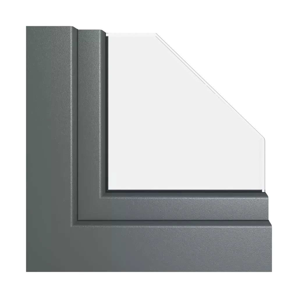 Anthracite mat RAL 7016 fenetres profils-de-fenetre gealan smoovio