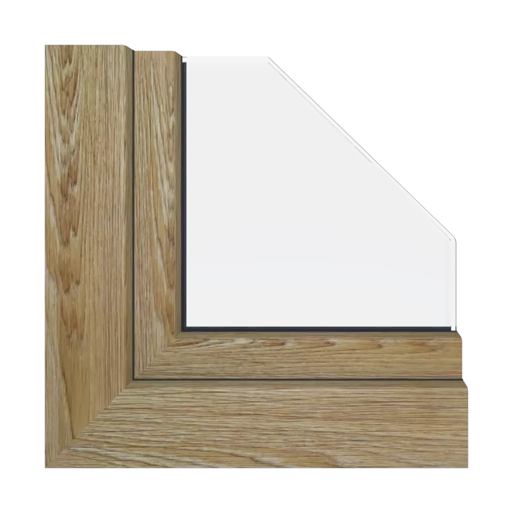 Malt de chêne Realwood Woodec Turner fenetres profils-de-fenetre gealan linear