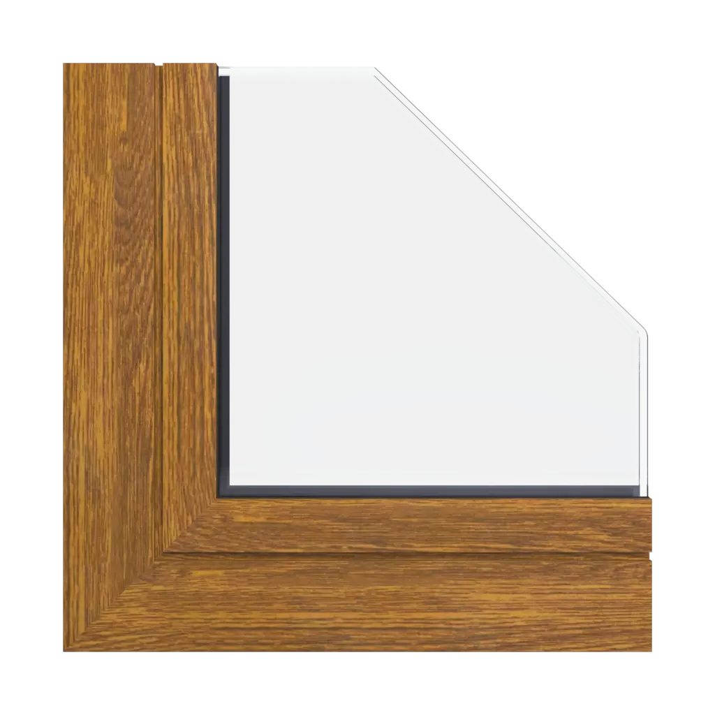 Effet bois chêne doré classique ✨ fenetres type-de-fenetre double-vantail division-verticale-asymetrique-30-70 