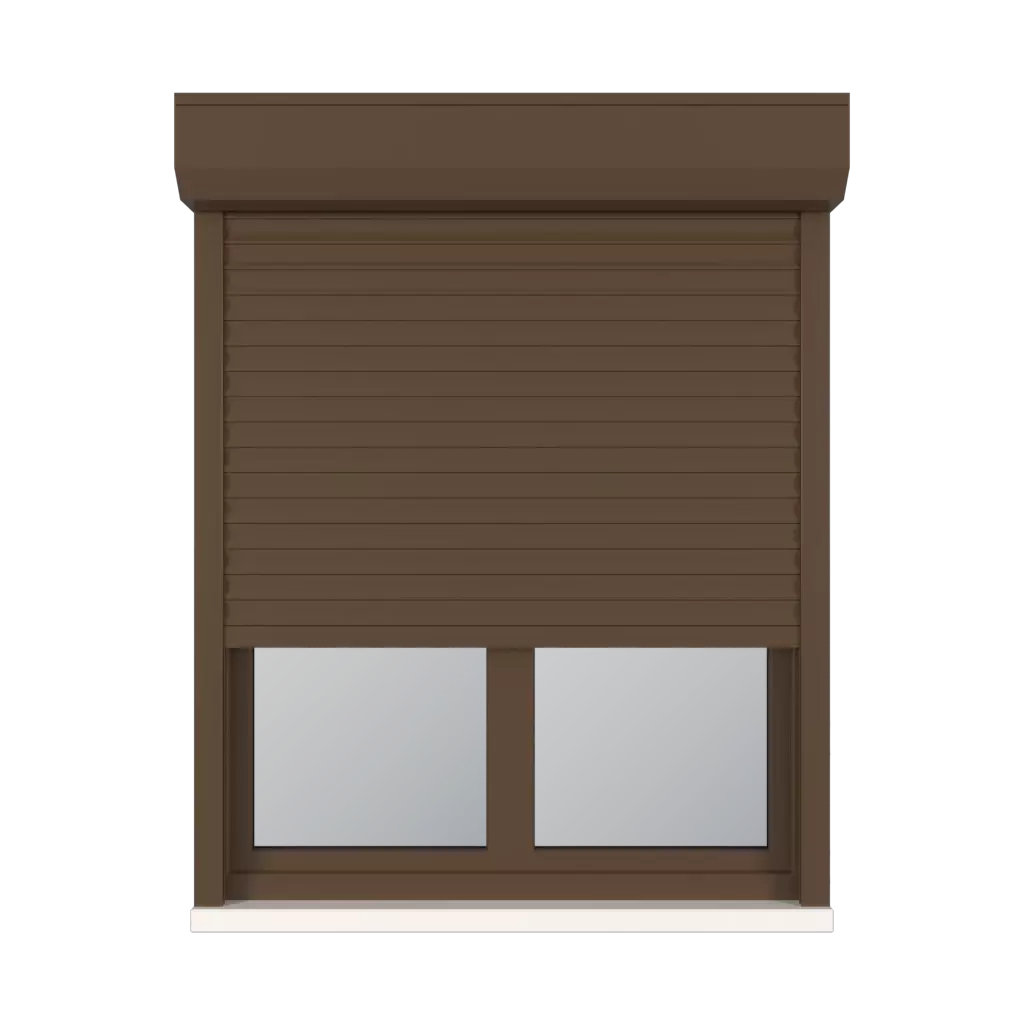 Brun fenetres accessoires-de-fenetre stores-de-fenetre aluprof