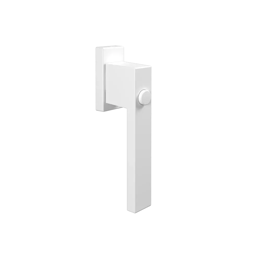 Poignée de porte avec bouton Dublin blanc fenetres accessoires-de-fenetre poignees dublin avec-bouton 