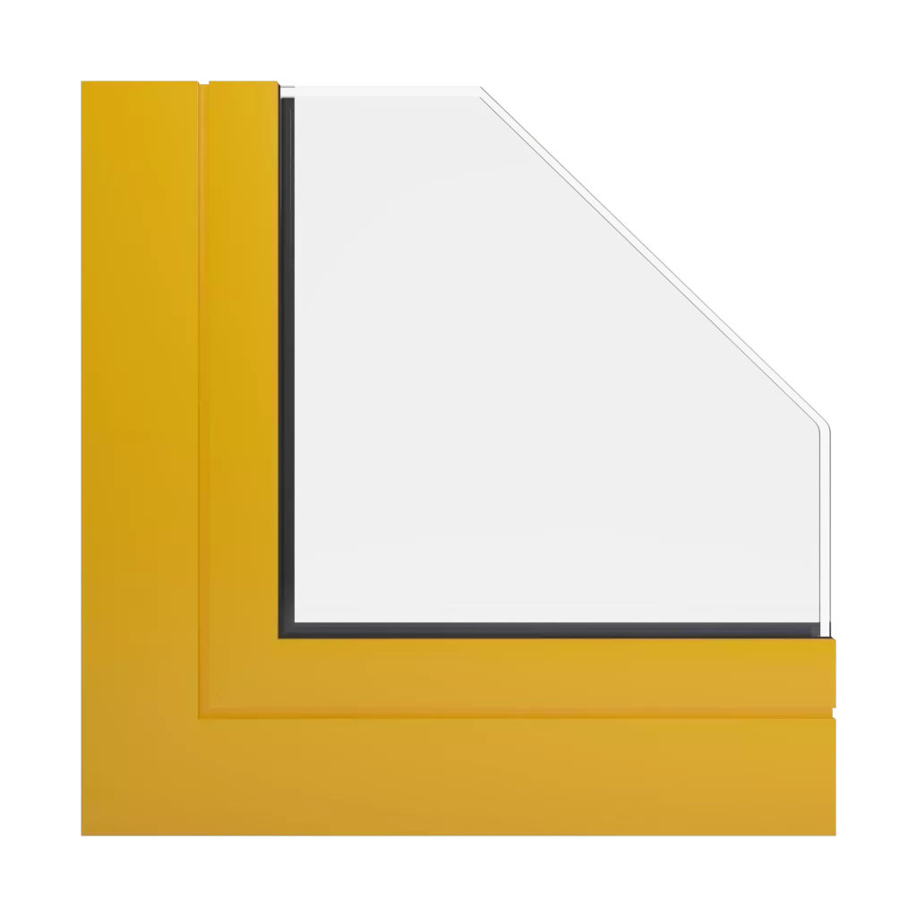 RAL 1003 Jaune de sécurité fenetres couleur-de-la-fenetre aluminium-ral ral-1003-jaune-de-securite