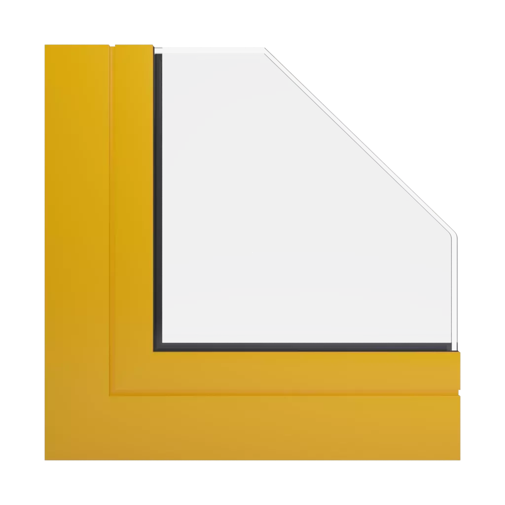 RAL 1003 Jaune de sécurité fenetres profils-de-fenetre aluprof mb-60e-ei