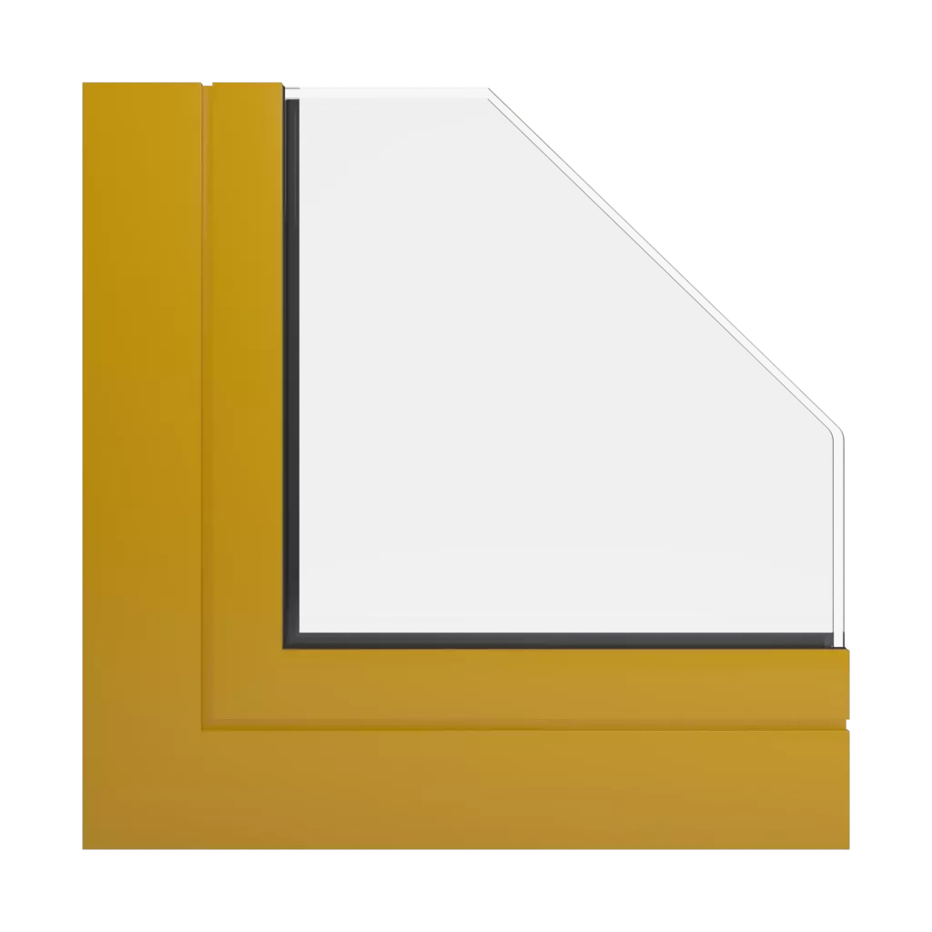 RAL 1005 Jaune miel fenetres profils-de-fenetre aliplast panorama