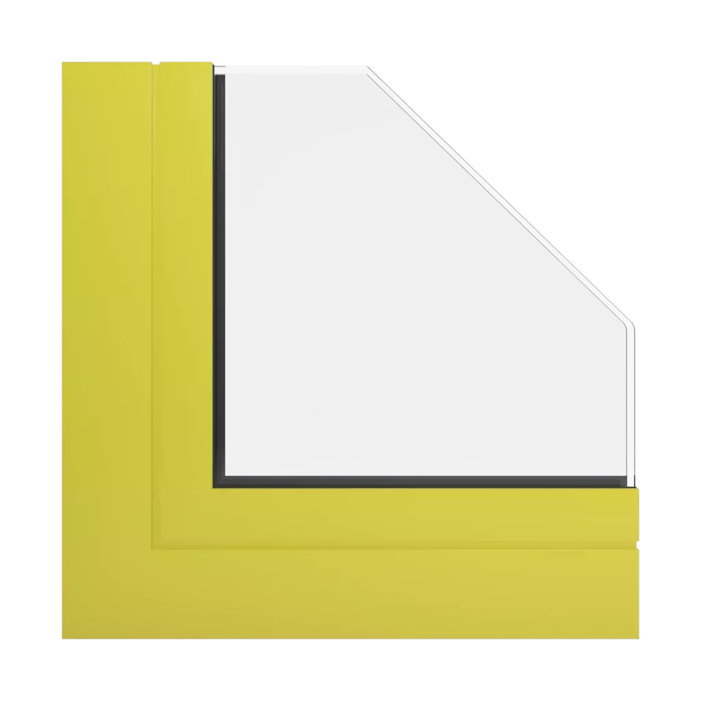 RAL 1016 Jaune soufre fenetres profils-de-fenetre aliplast panorama