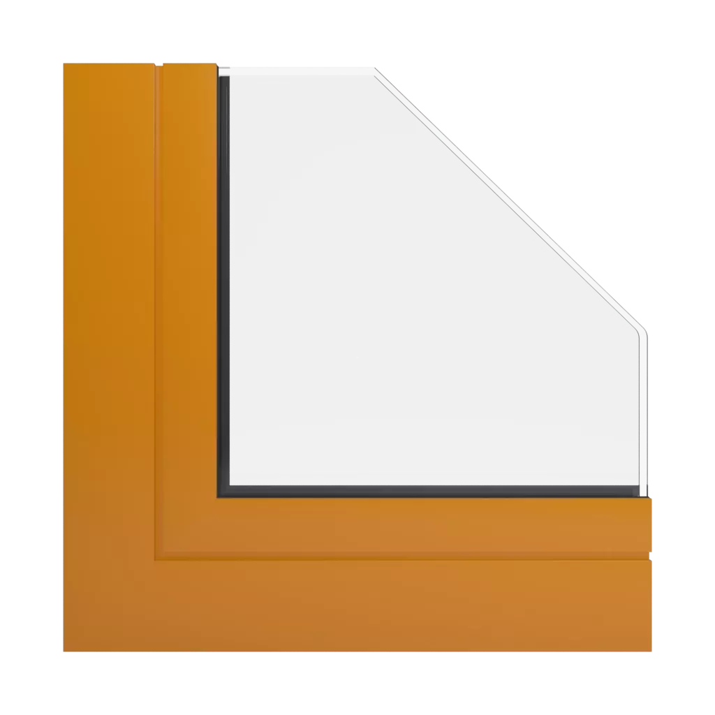 RAL 2000 Orangé jaune fenetres profils-de-fenetre aluprof mb-sr50n-efekt