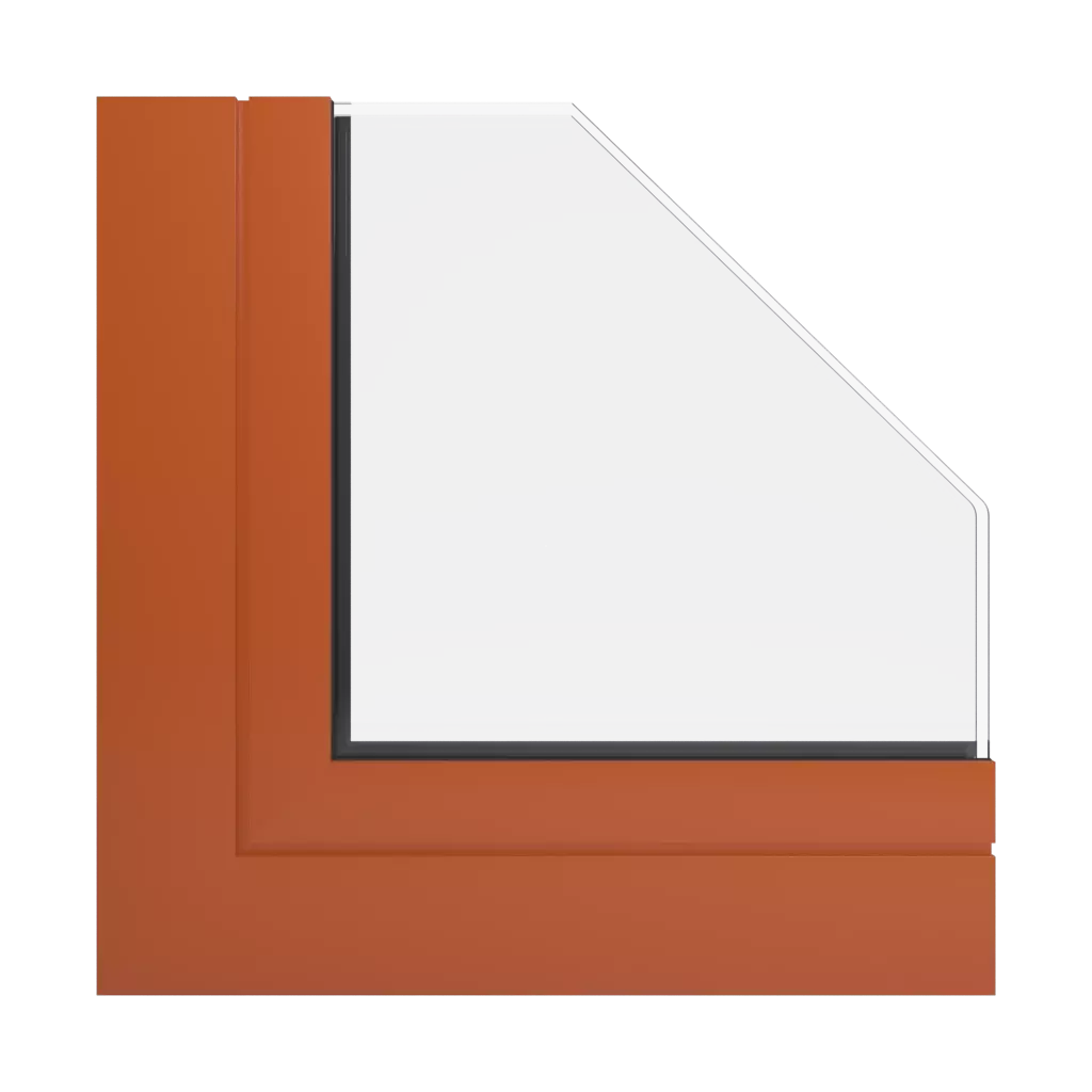 RAL 2001 Orangé rouge fenetres profils-de-fenetre ponzio pe68