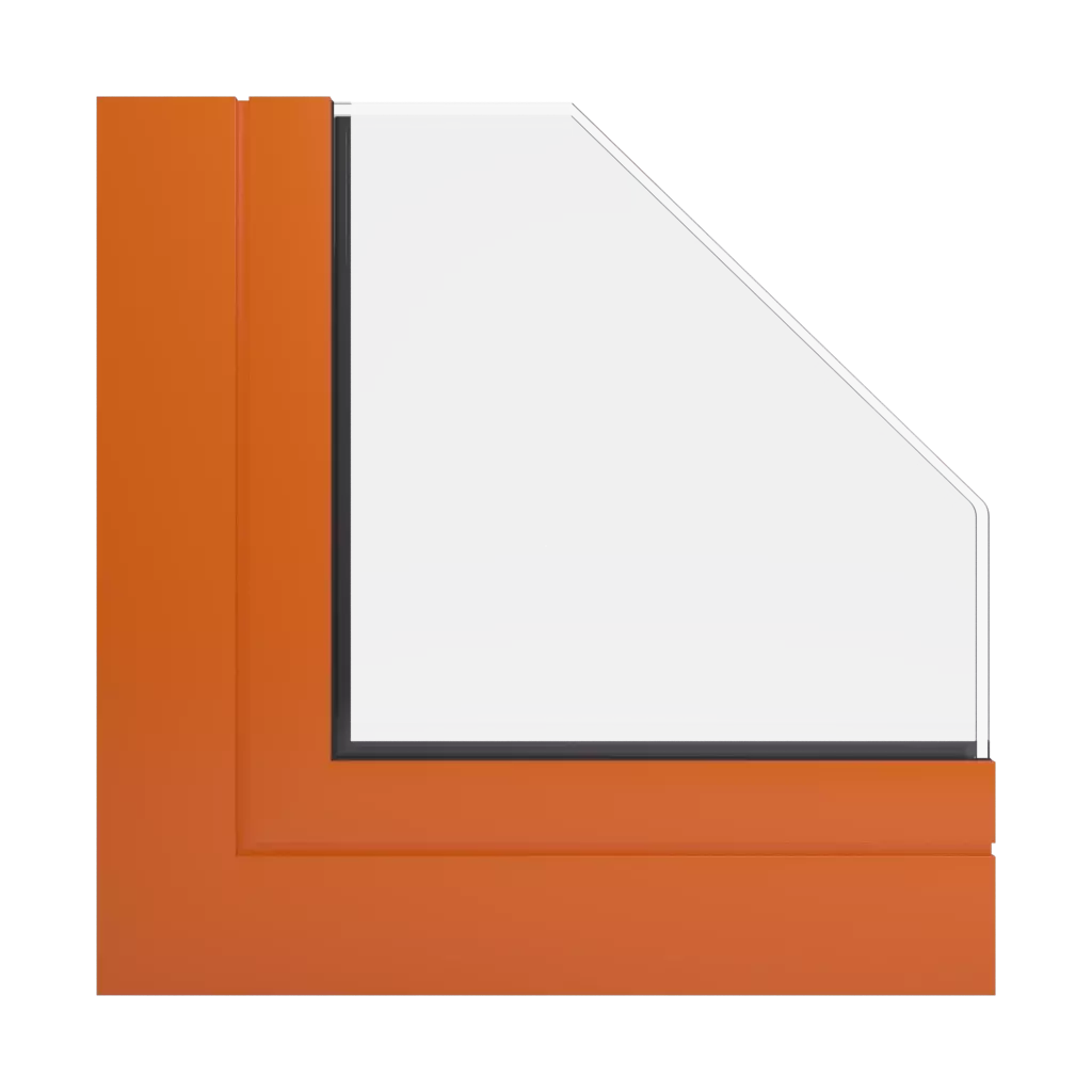 RAL 2004 Orangé pur fenetres profils-de-fenetre aliplast victoriaplus