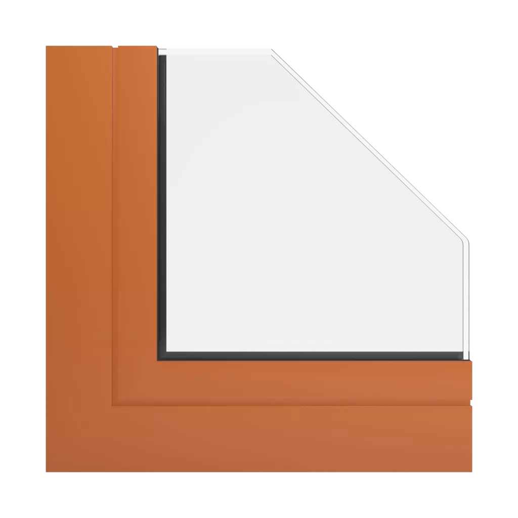 RAL 2010 Orangé de sécurité fenetres profils-de-fenetre aluprof mb-skyline-type-r