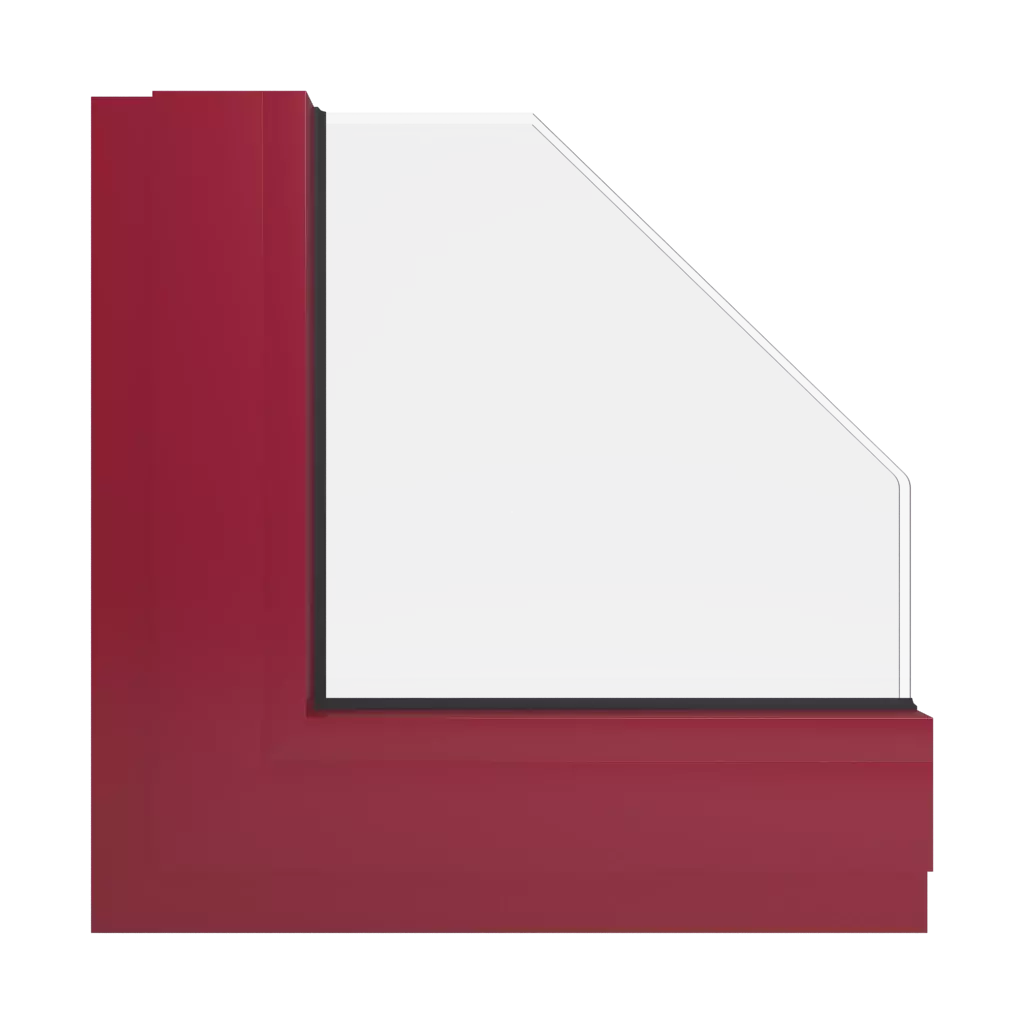 RAL 3003 Rouge rubis fenetres couleur-de-la-fenetre aluminium-ral ral-3003-rouge-rubis interior