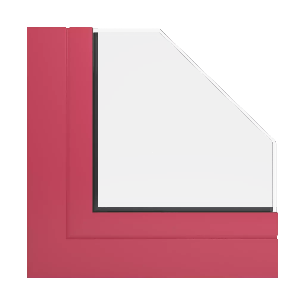 RAL 3018 Rouge fraise fenetres profils-de-fenetre aluprof mb-sr50n-efekt