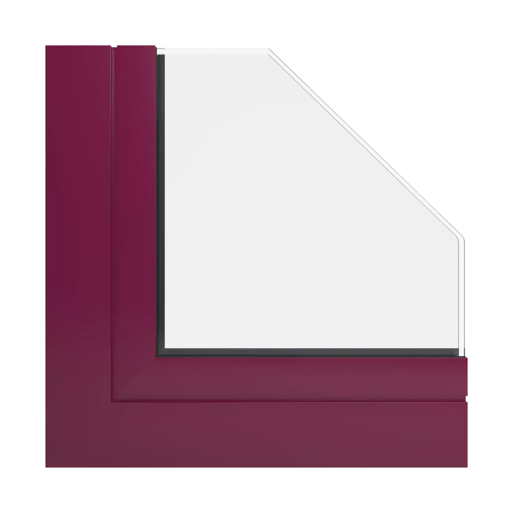 RAL 4004 Violet bordeaux produits cloisons-de-bureau-en-verre    