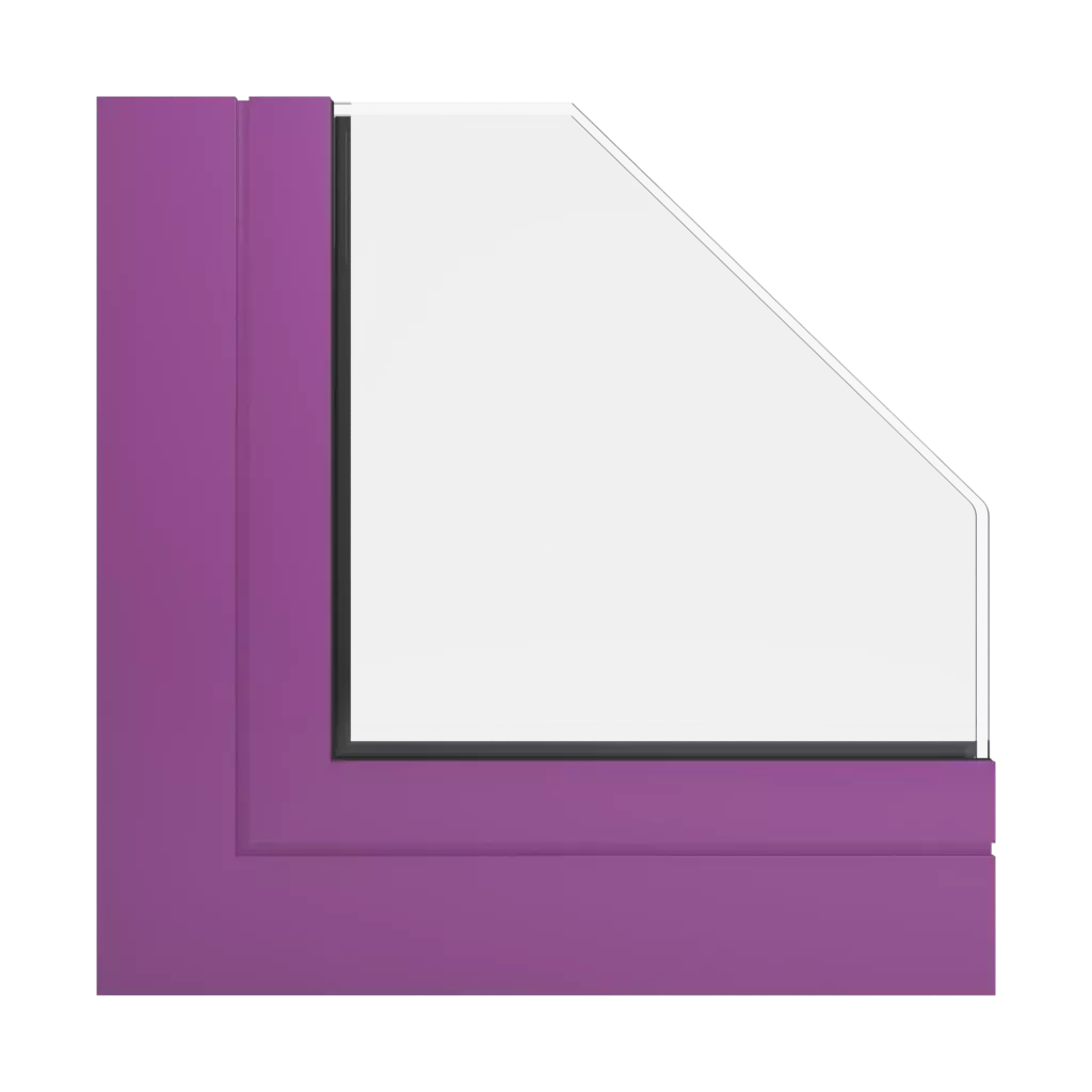RAL 4008 Violet de sécurité produits cloisons-de-bureau-en-verre    