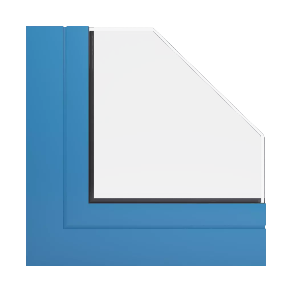 RAL 5012 Bleu clair produits cloisons-de-bureau-en-verre    