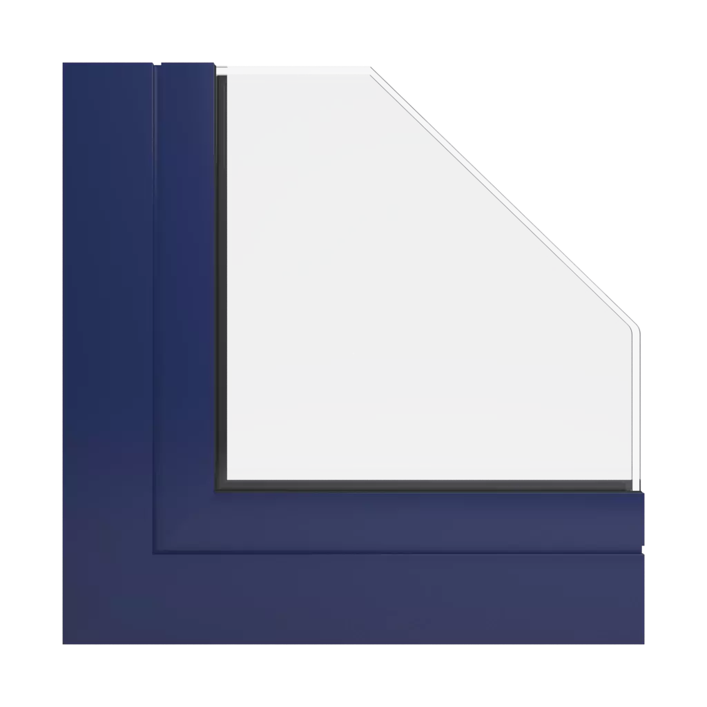 RAL 5013 Bleu cobalt fenetres profils-de-fenetre aliplast genesis-75