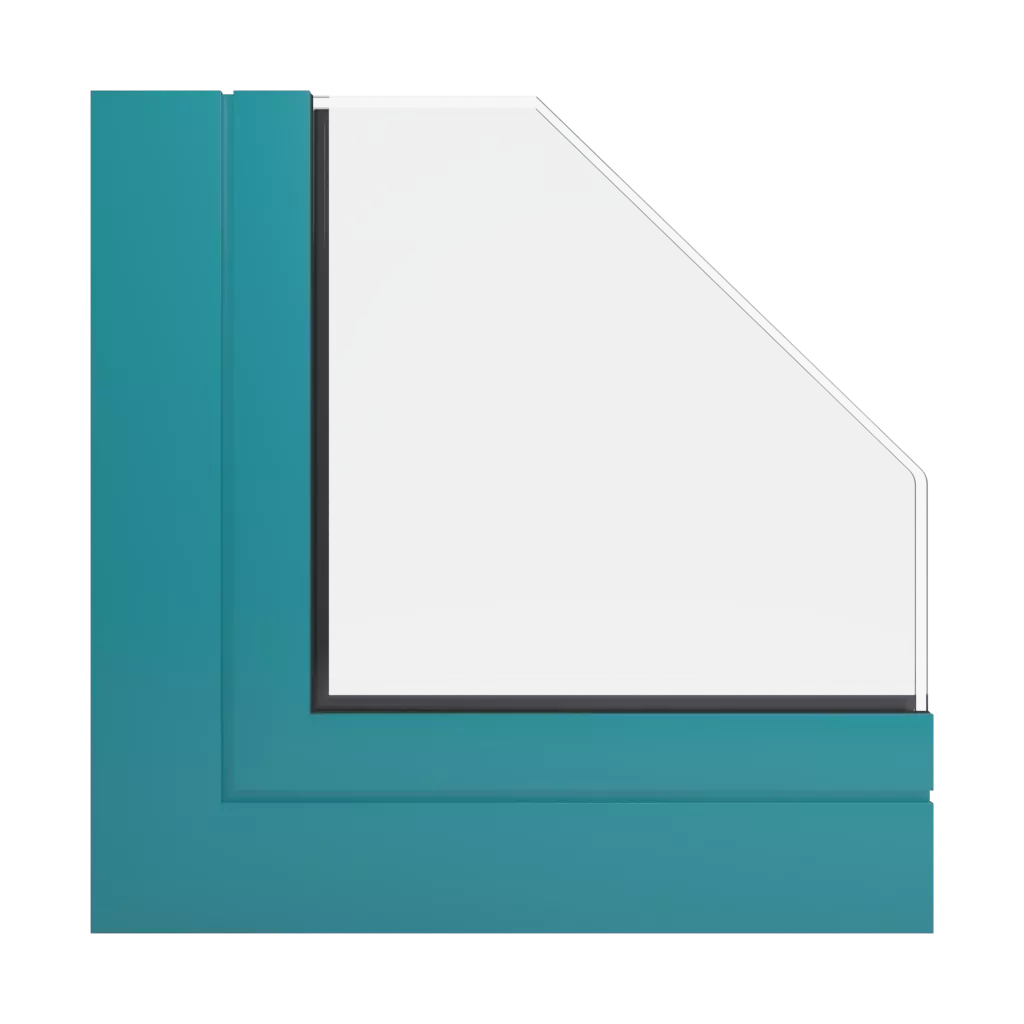 RAL 5018 Bleu turquoise fenetres profils-de-fenetre aluprof mb-sr50n-efekt