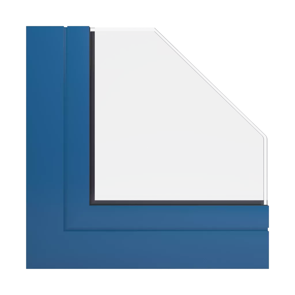 RAL 5019 Bleu capri fenetres profils-de-fenetre aluprof mb-sr50n-efekt