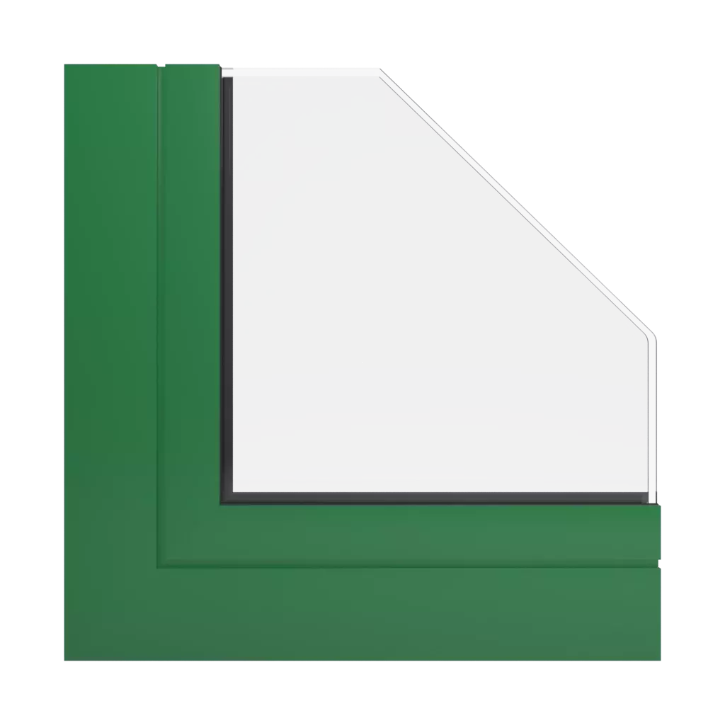 RAL 6001 Vert émeraude fenetres profils-de-fenetre aliplast genesis-75