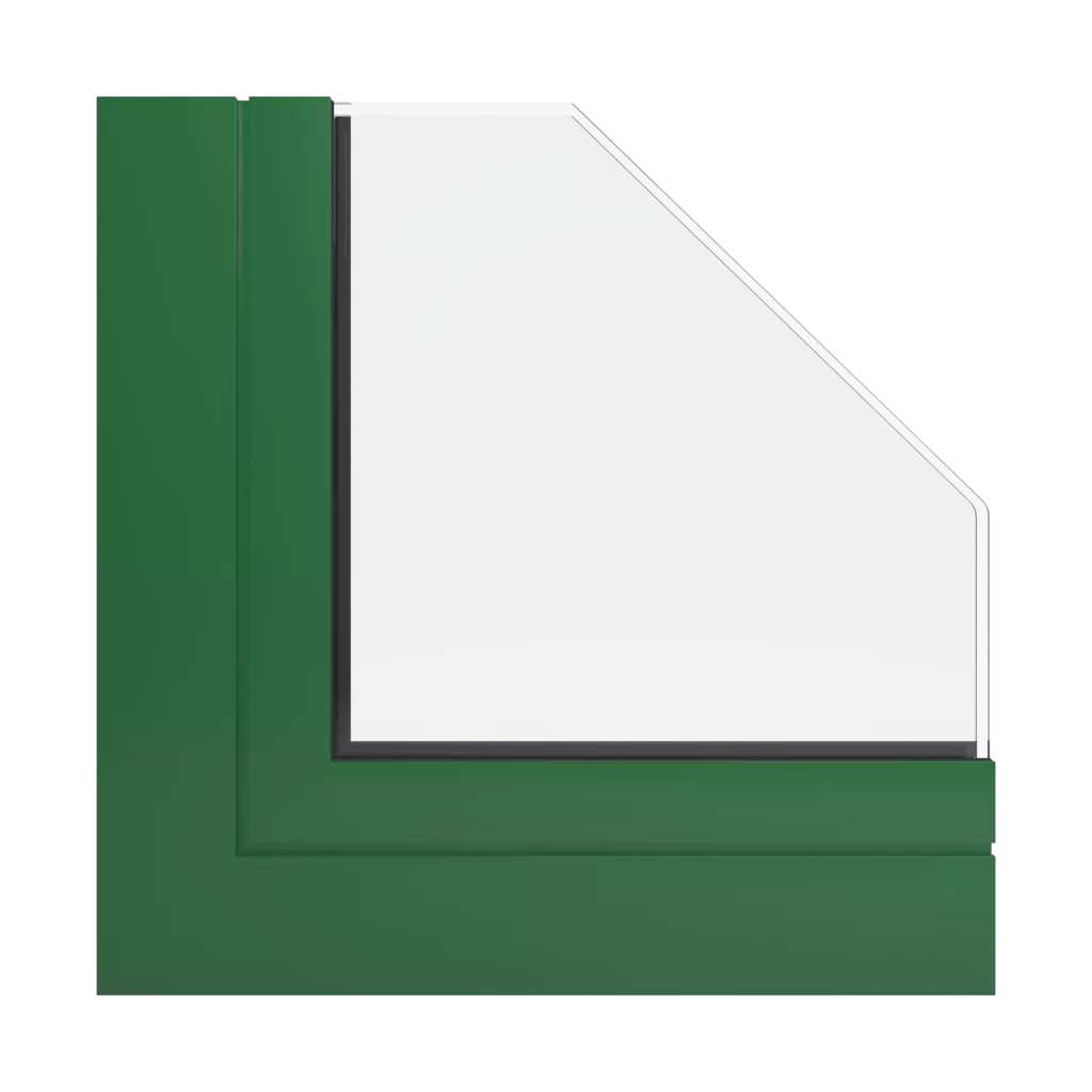 RAL 6002 Vert feuillage fenetres profils-de-fenetre aluprof mb-ferroline