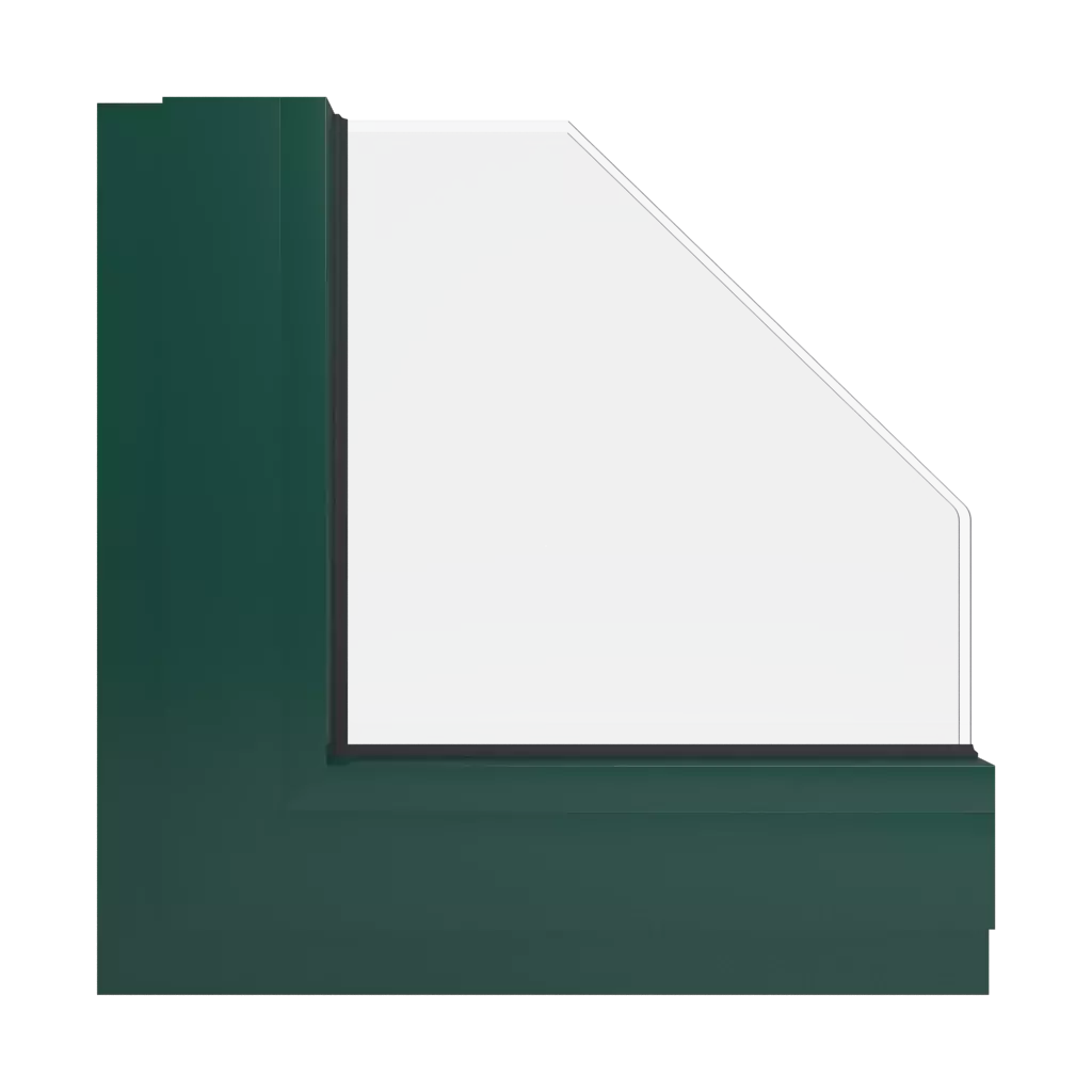 RAL 6005 Vert mousse fenetres couleur-de-la-fenetre aluminium-ral ral-6005-vert-mousse interior