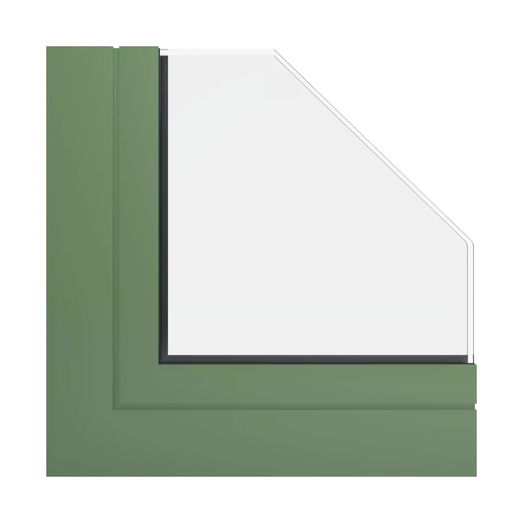 RAL 6011 Vert réséda fenetres profils-de-fenetre ponzio pe68