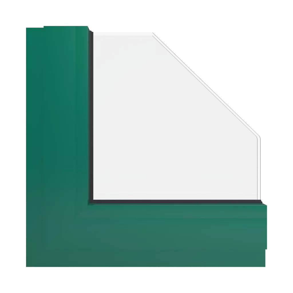 RAL 6016 Vert turquoise fenetres couleur-de-la-fenetre aluminium-ral ral-6016-vert-turquoise interior