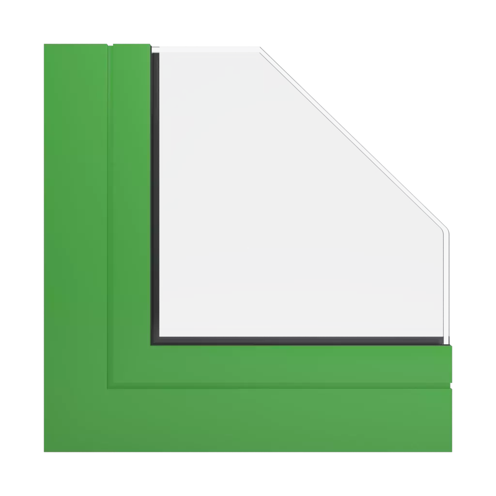 RAL 6018 Vert jaune fenetres profils-de-fenetre aliplast victoriaplus