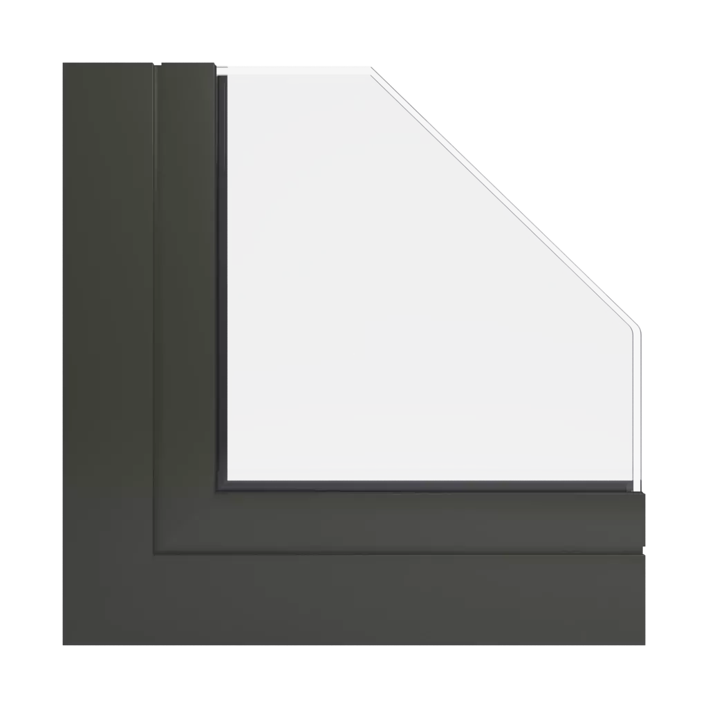 RAL 6022 Olive brun fenetres profils-de-fenetre aliplast panorama