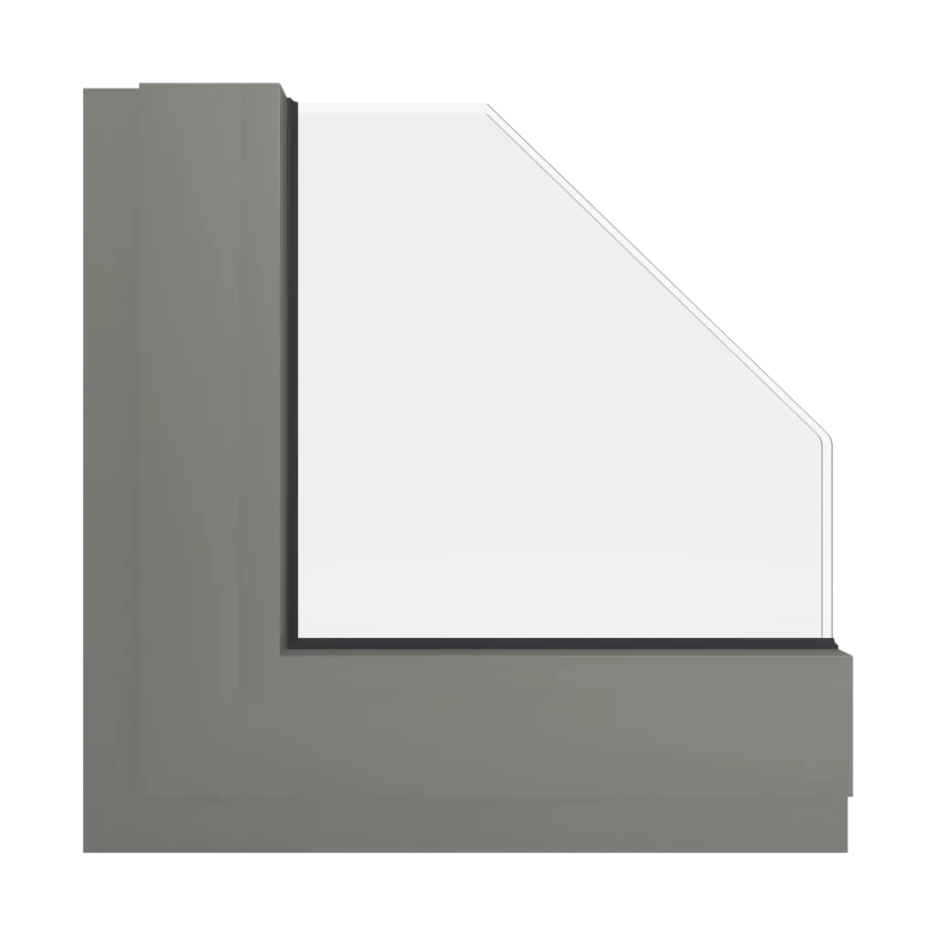 RAL 7003 Gris mousse fenetres couleur-de-la-fenetre aluminium-ral ral-7003-gris-olive interior