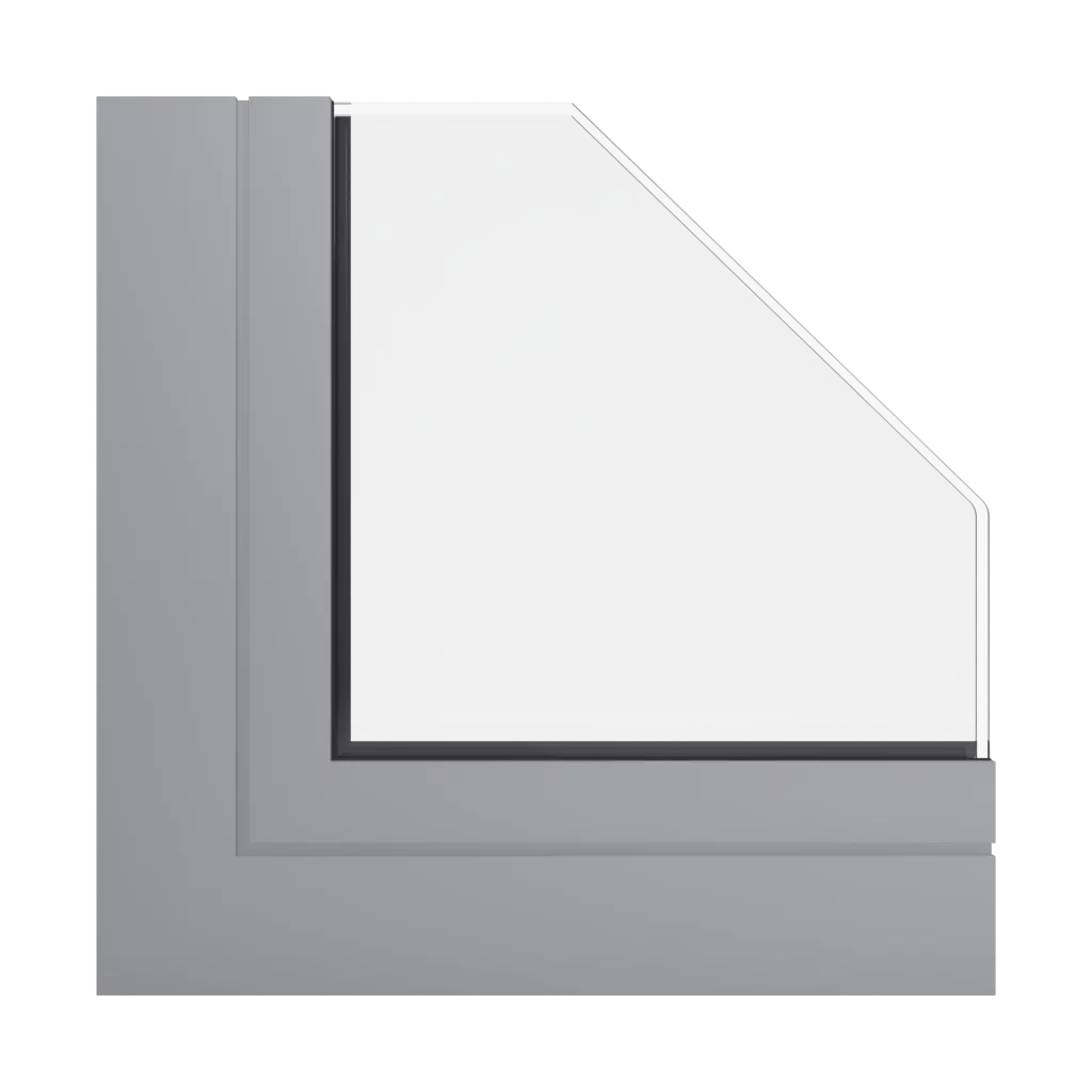 RAL 7004 Gris mousse fenetres profils-de-fenetre aliplast genesis-75