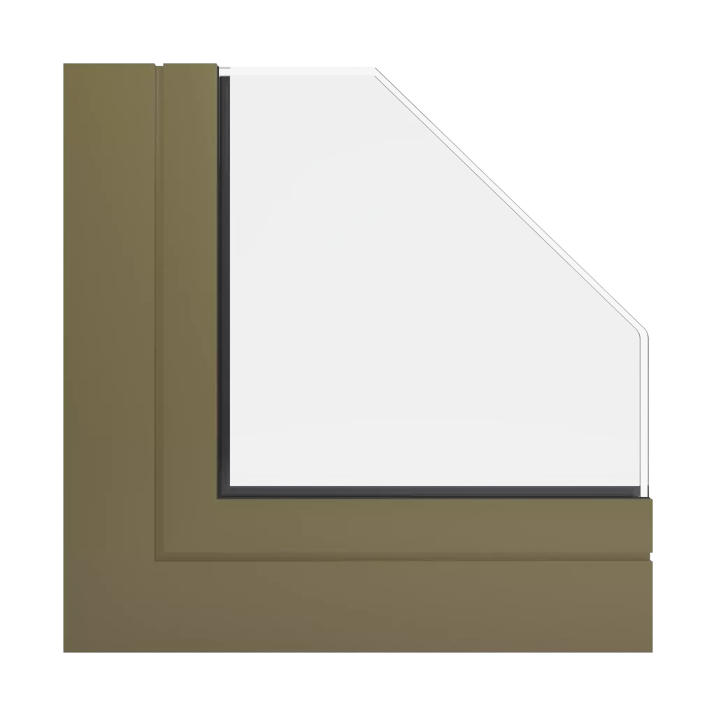 RAL 7008 Gris kaki fenetres couleur-de-la-fenetre couleurs-deceuninck 