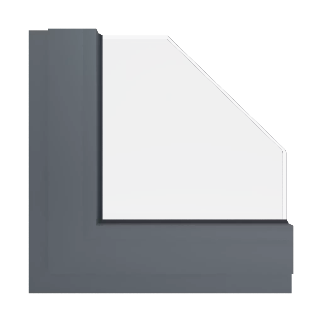RAL 7012 Gris basalte fenetres couleur-de-la-fenetre aluminium-ral ral-7012-gris-basalte interior
