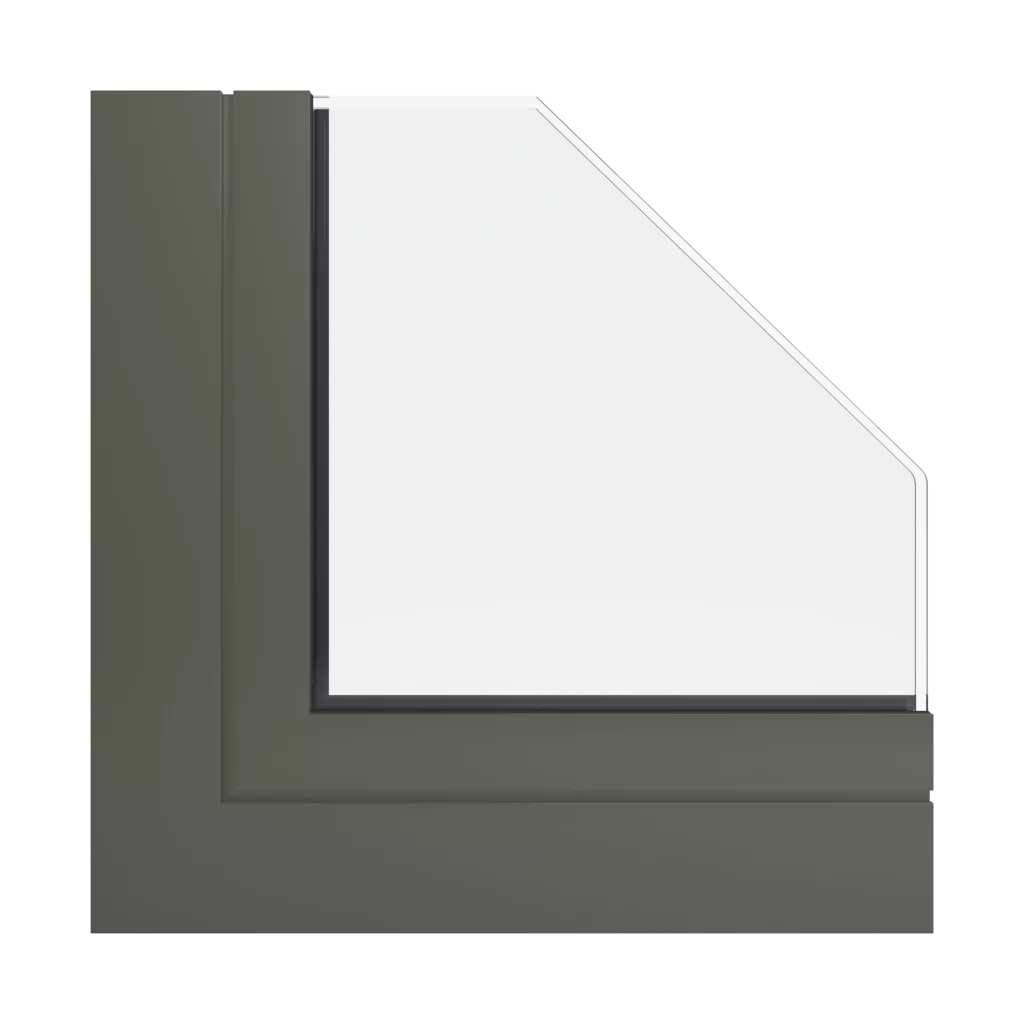 RAL 7013 Gris brun fenetres profils-de-fenetre aliplast genesis-75