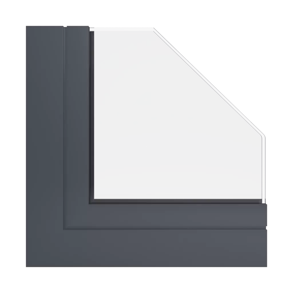 RAL 7024 Gris graphite fenetres profils-de-fenetre aluprof mb-sr50n-efekt