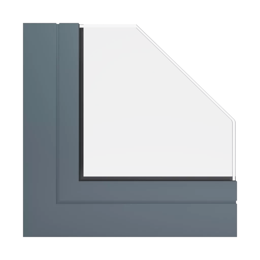 RAL 7031 Gris bleu fenetres profils-de-fenetre aliplast panorama