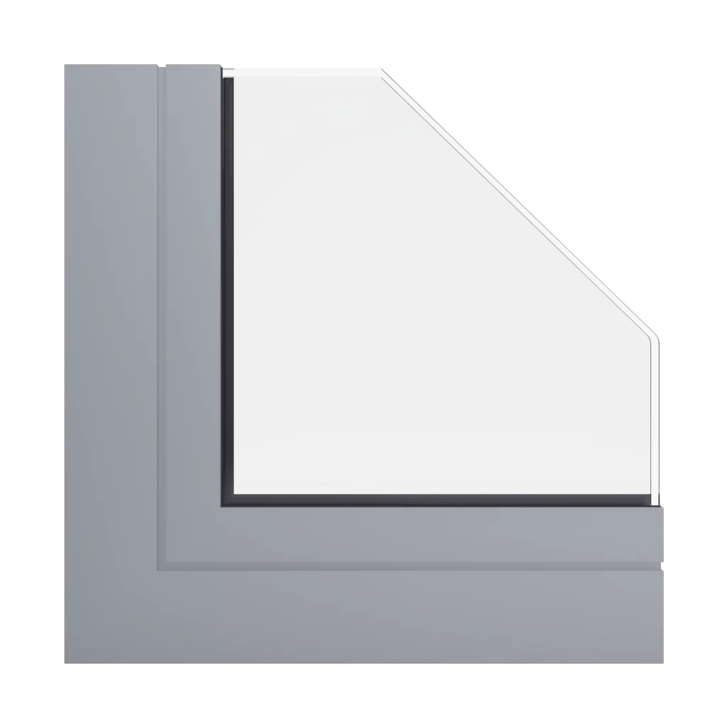 RAL 7040 Gris fenêtre produits cloisons-de-bureau-en-verre    